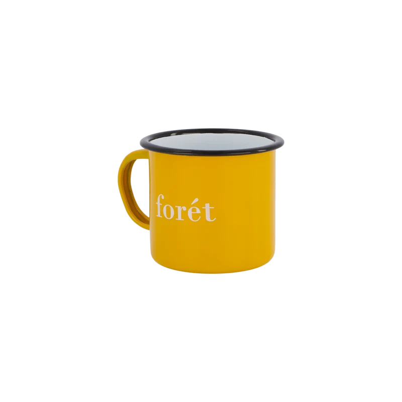 Bean Enamel Mug Yellow
