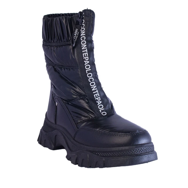 Europeon Union Women Black Water Proof Half Boot #2418