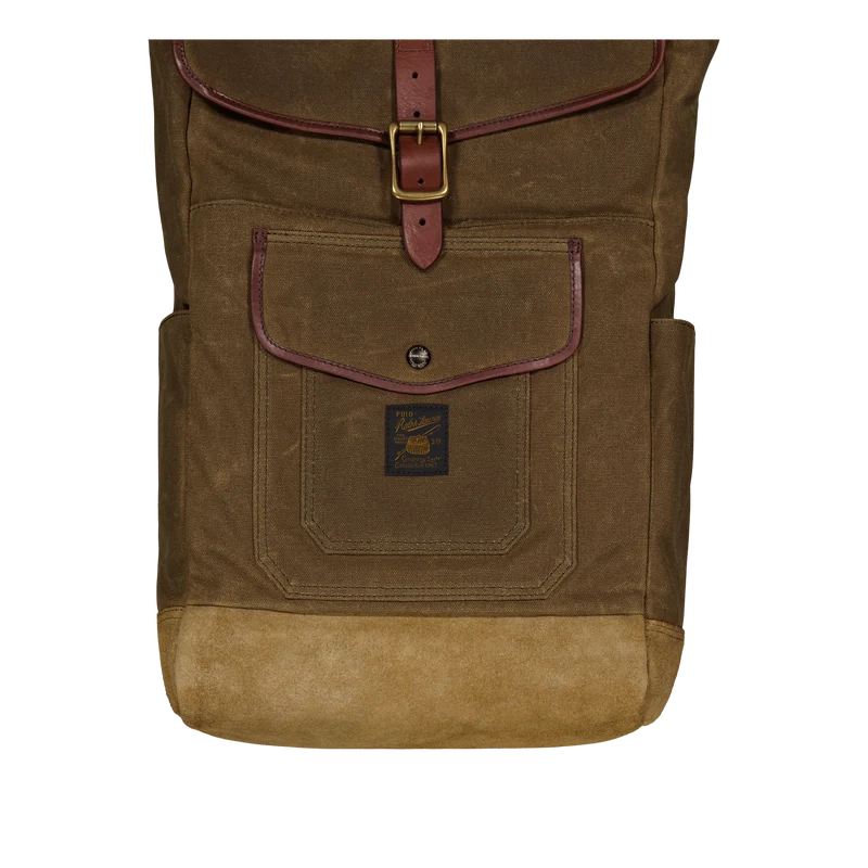 Polo Ralph Lauren Oil Cloth Zip Backpack 001