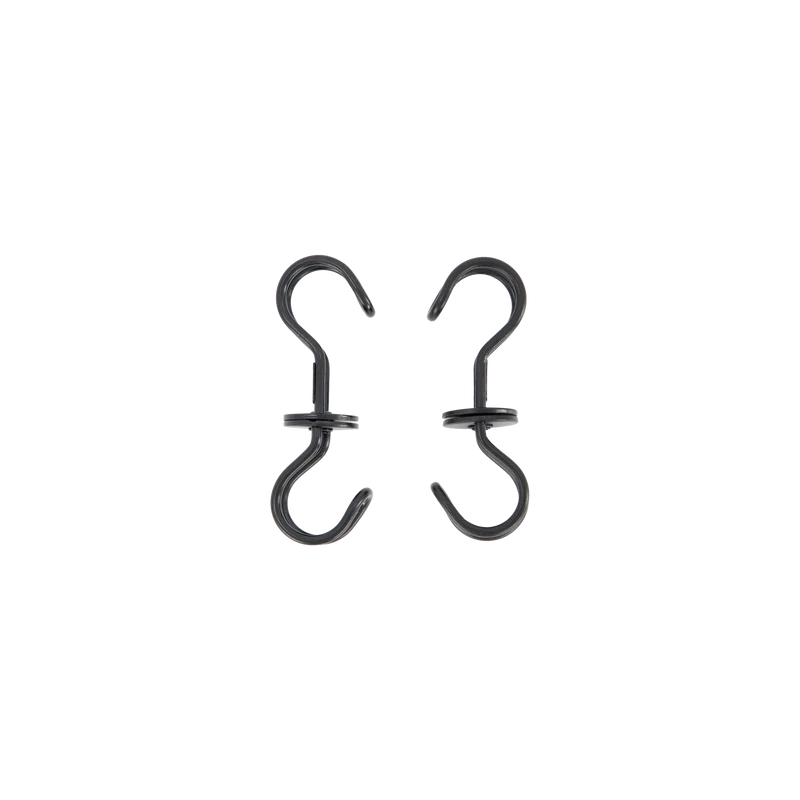 Rotary S-hooks Set Black