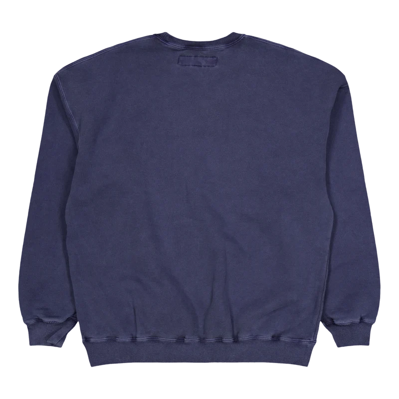 Pigment Dyed Sweatshirt Ls Navy