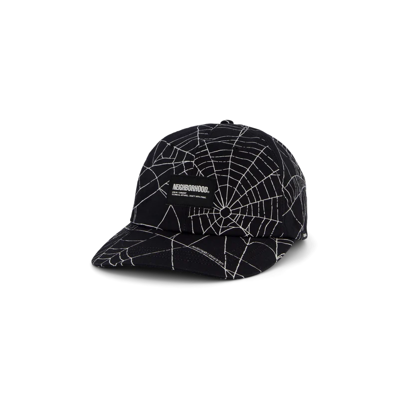 Spiderweb Dad Cap Black