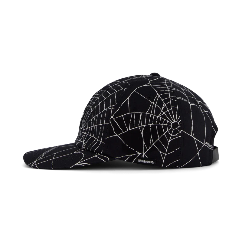 Spiderweb Dad Cap Black