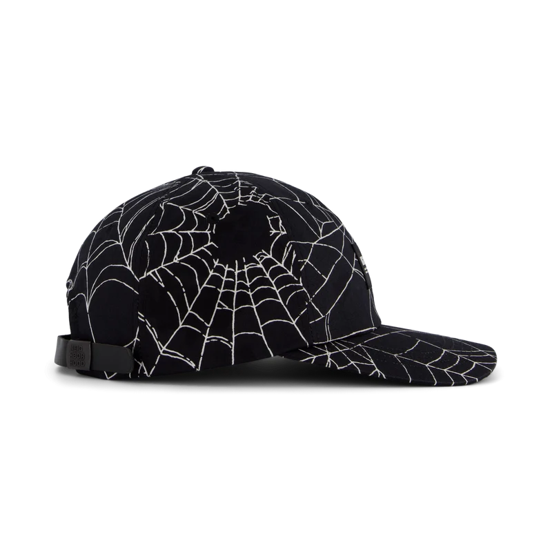 Spiderweb Dad Cap Black