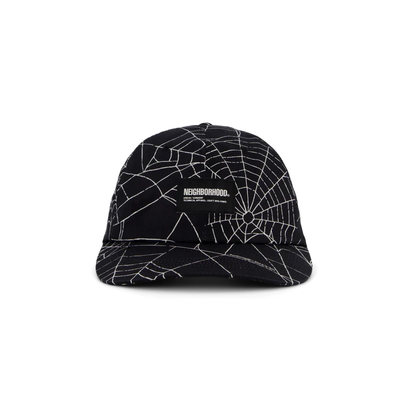Spiderweb Dad Cap Black