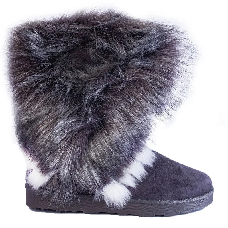 Europeon Union Women Grey Chamois Half Boot #2401