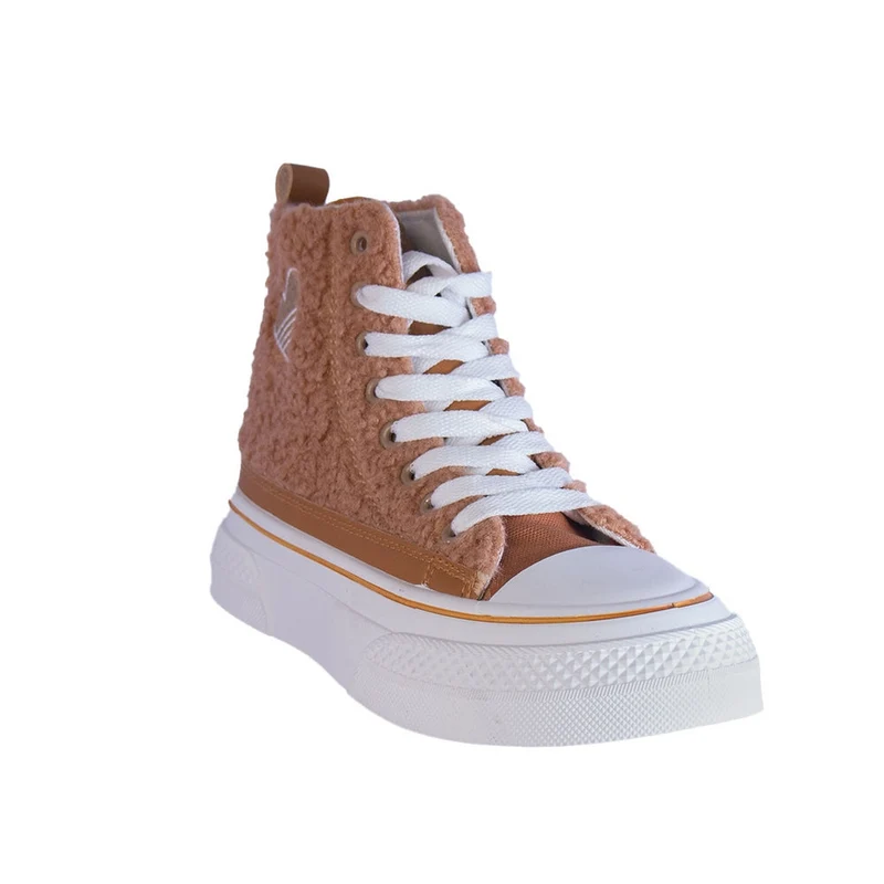 Europeon Union Women Cafe Fur Half Boot #2355
