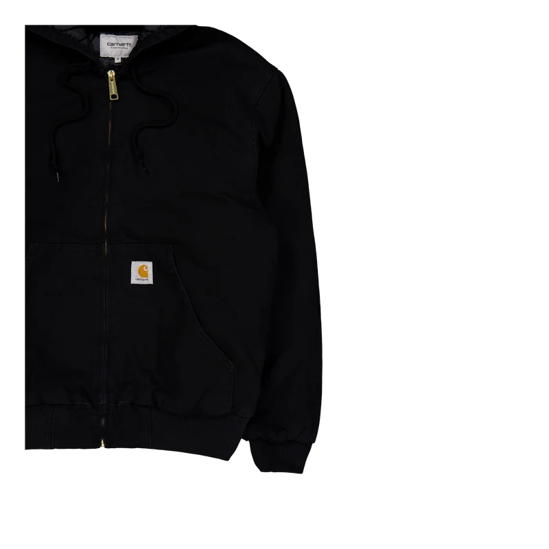 Og Active Jacket Organic Cotto Black