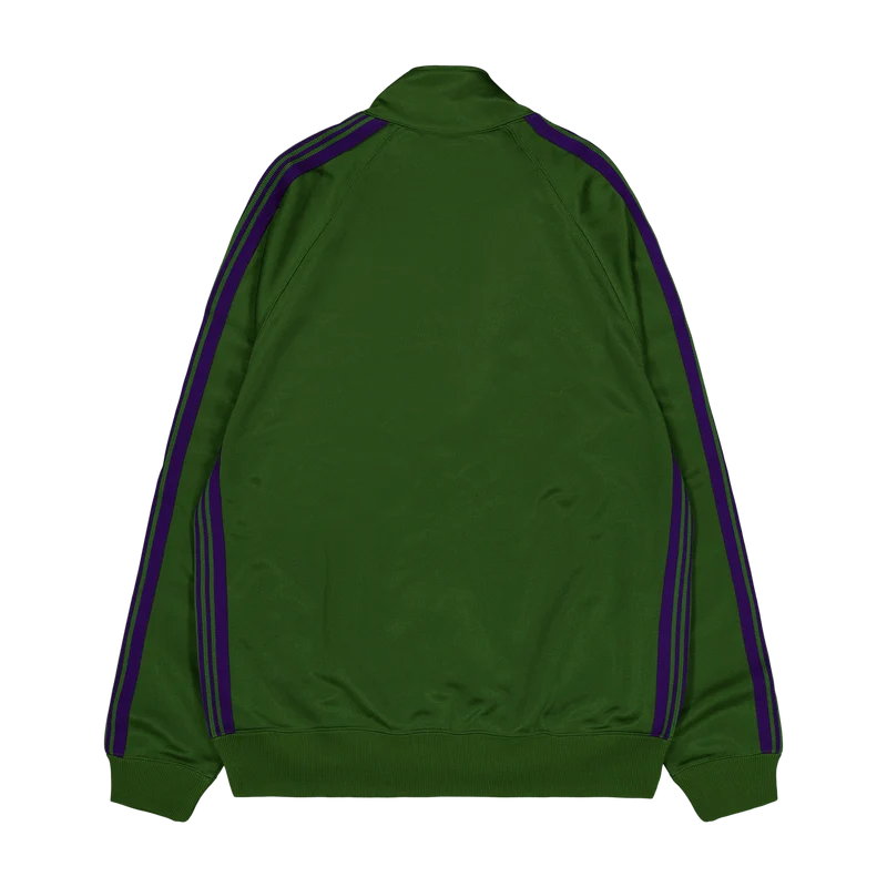 Track Jacket - Poly Smooth Ivy-green