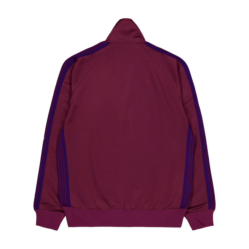 Track Jacket - Poly Smooth Wine