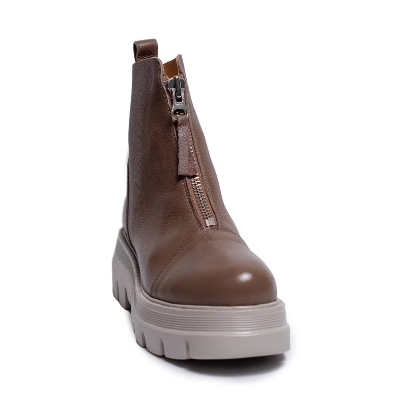 Spanish Women Cafط·آ£ط¢آ© Leather Half Boot #0317