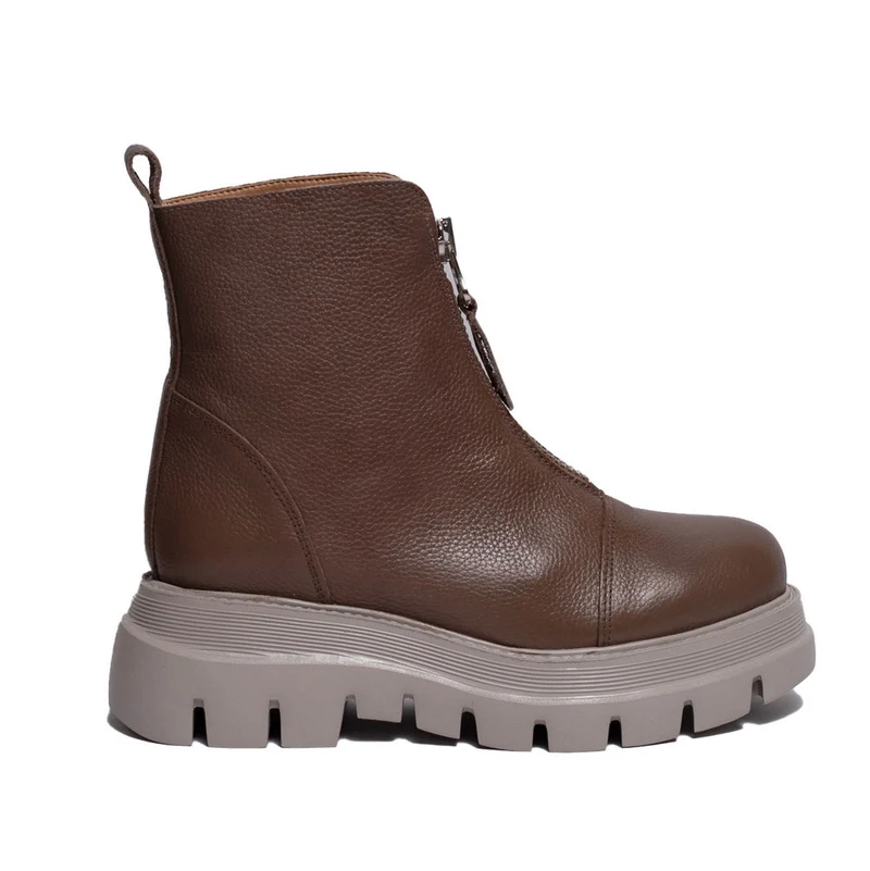 Spanish Women Cafط·آ£ط¢آ© Leather Half Boot #0317