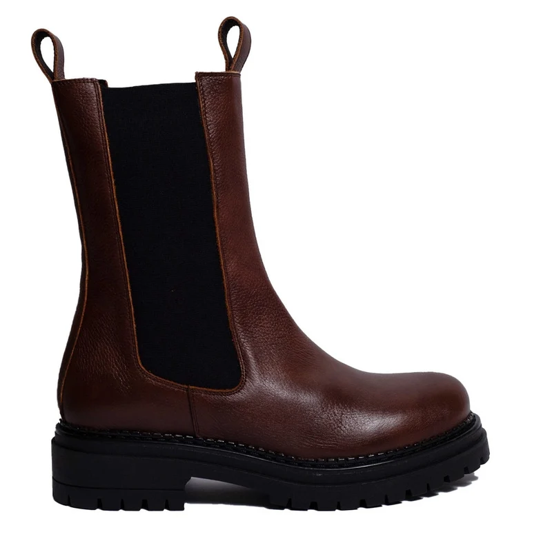 Spanish Women Havan Leather Half Boot #0310