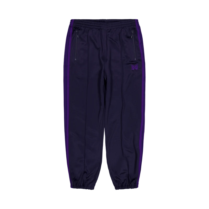 Zipped Track Pant - Poly Smoot C-navy