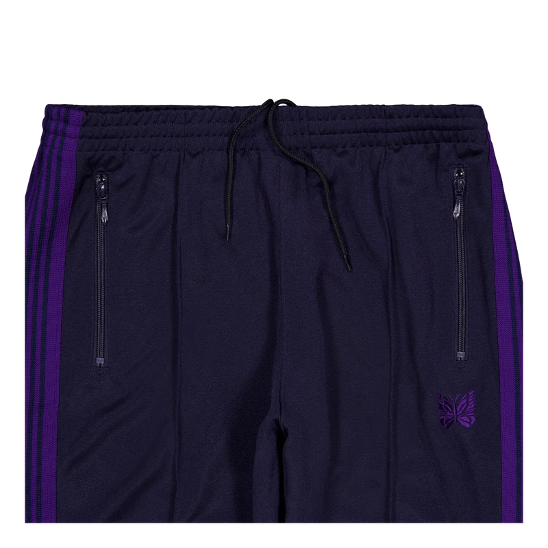 Zipped Track Pant - Poly Smoot C-navy