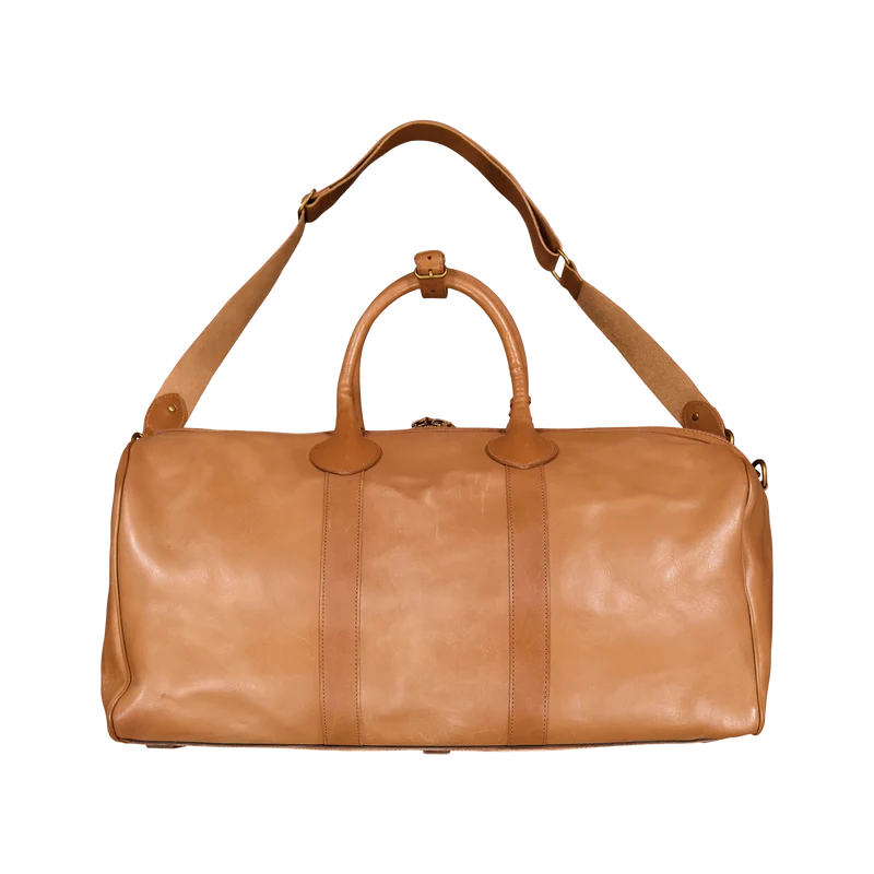 Heritage Leather Duffel Tan