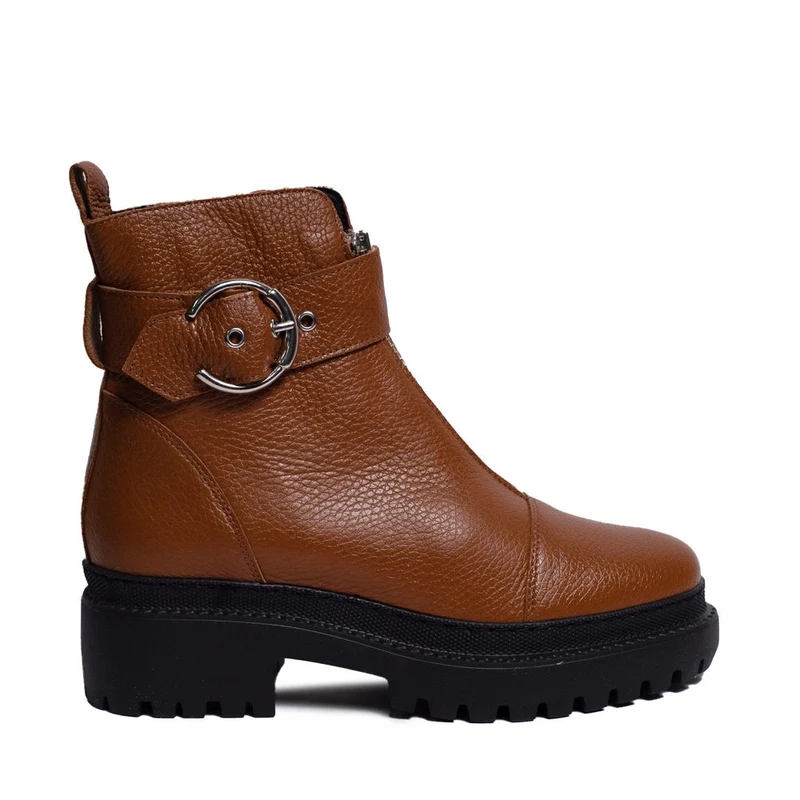 Spanish Women Havan Leather Half Boot #0299