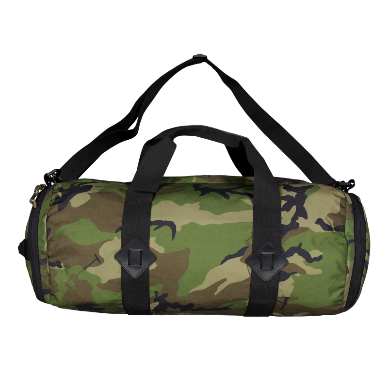 Camo Canvas Packable Duffel Olive Pony Camo