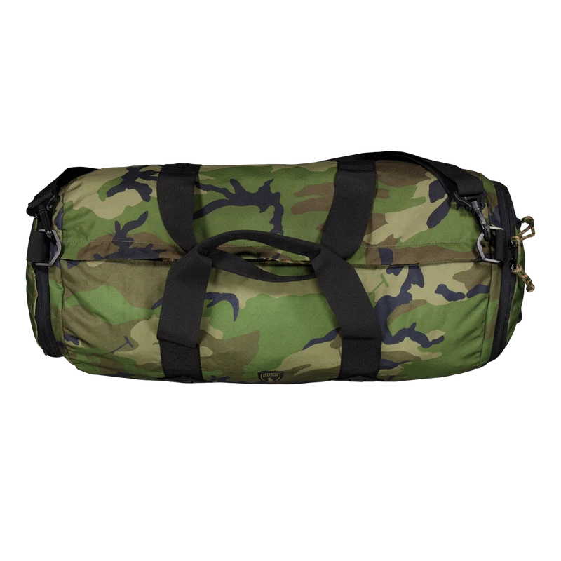 Camo Canvas Packable Duffel Olive Pony Camo