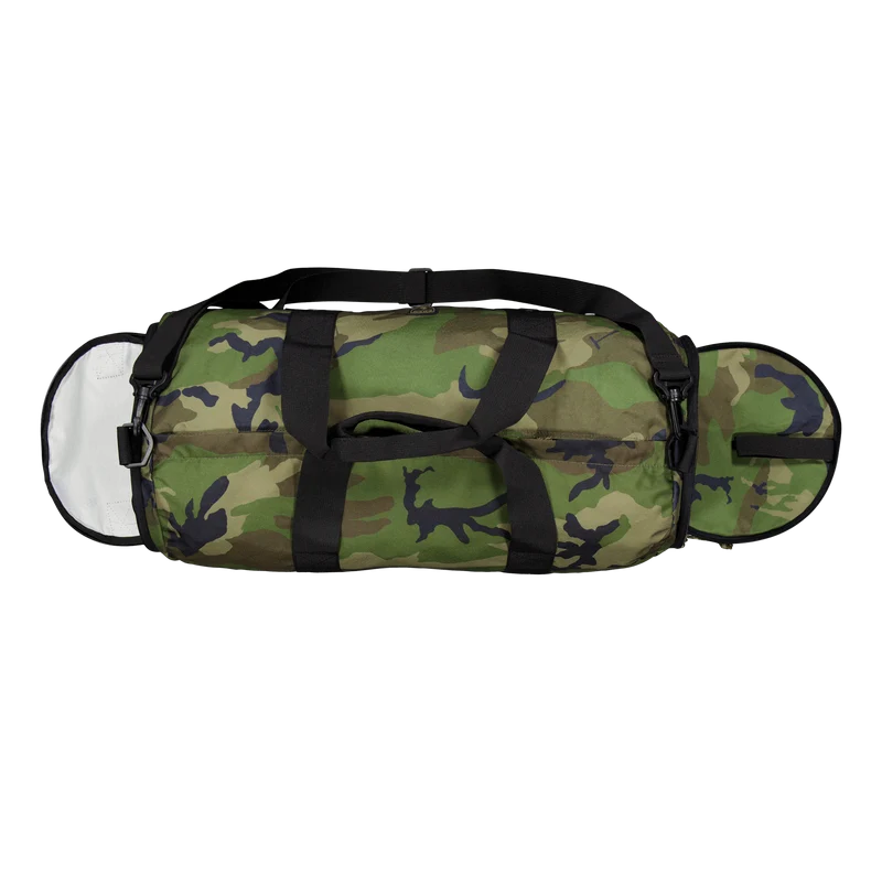 Camo Canvas Packable Duffel Olive Pony Camo