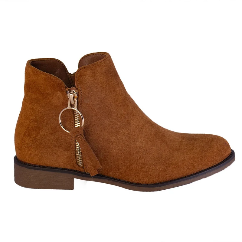 Europeon Union Women Havan Chamois Half Boot #2234
