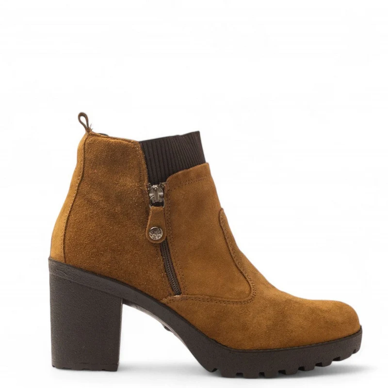Italian Women Havan Chamois Half Boot #3607