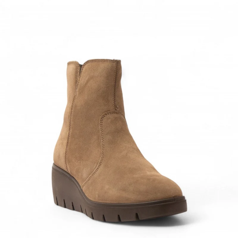 Italian Women Cafe Chamois Half Boot #3605