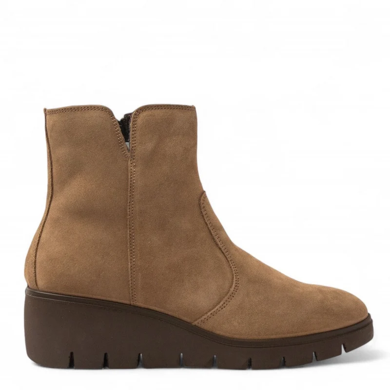 Italian Women Cafe Chamois Half Boot #3605
