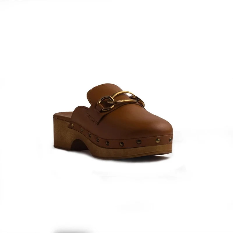 Italian Women Havan Leather Wedges #1276