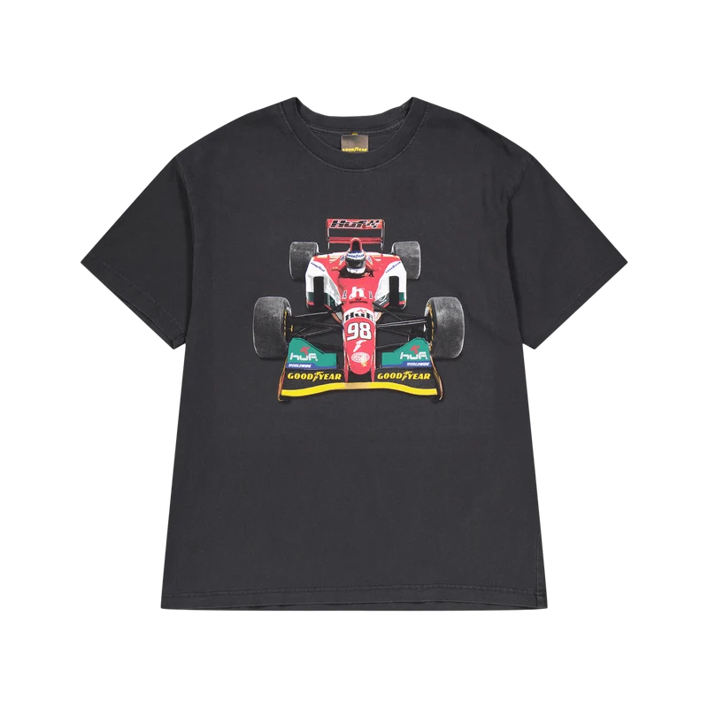 F1 S/s Washed Tee Wablk
