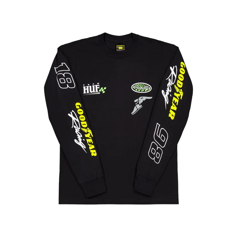 Performance L/s Tee Black