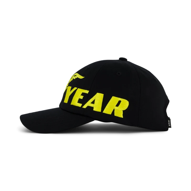 Pit Crew 6-panel Hat Black