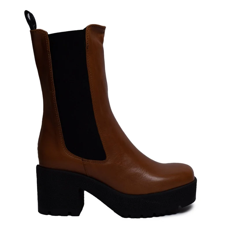 Spanish Women Havan Leather Half Boot #0378