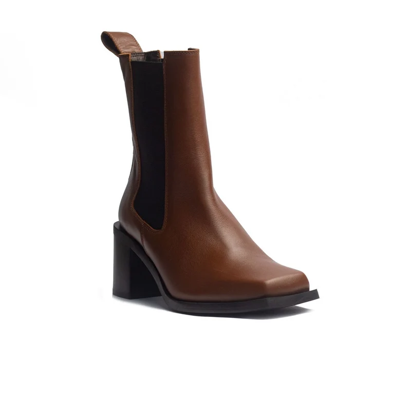 Spanish Women Havan Leather Half Boot #1532