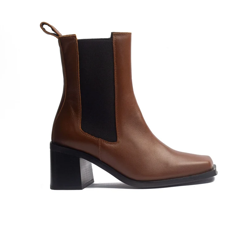 Spanish Women Havan Leather Half Boot #1532