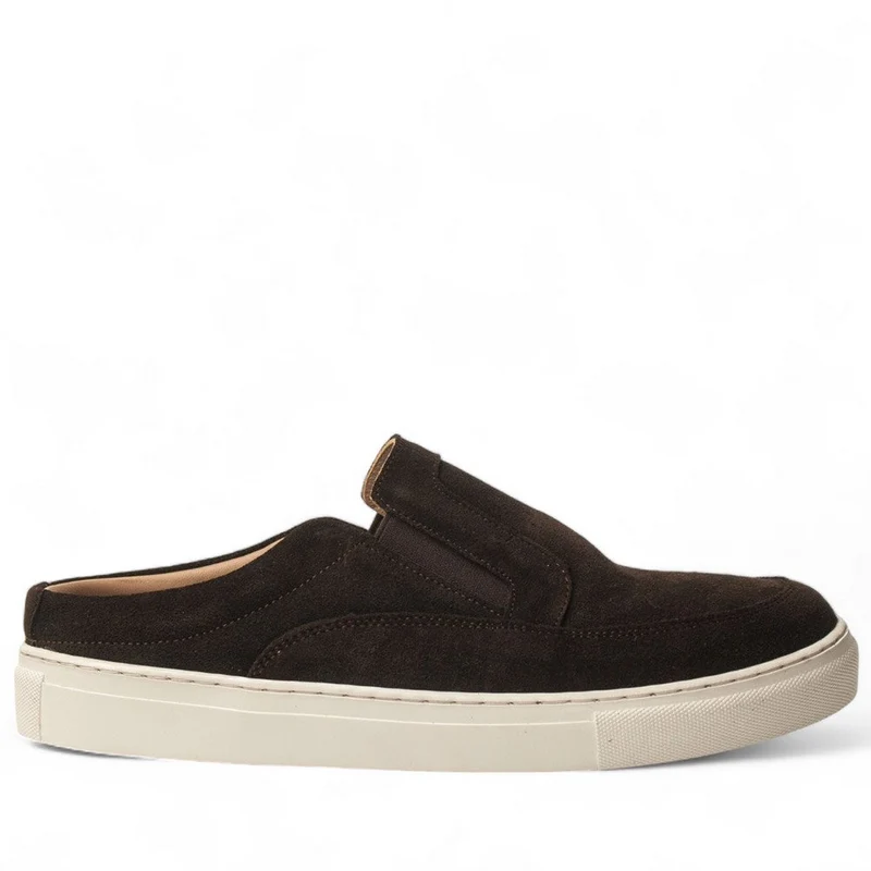 Men Brown Chamois Shoes #4573