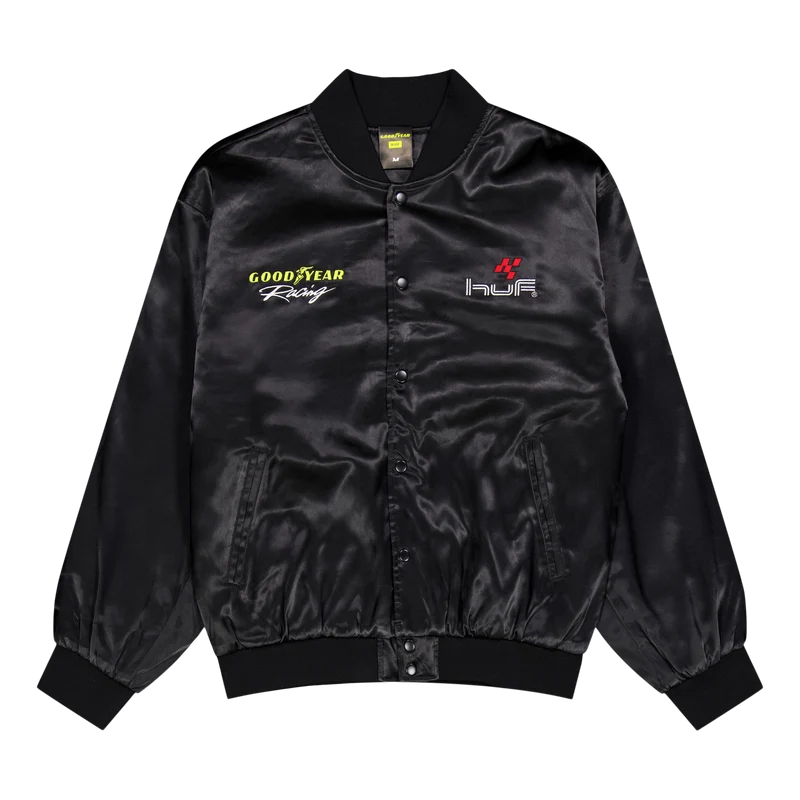 Touring Satin Jacket Black