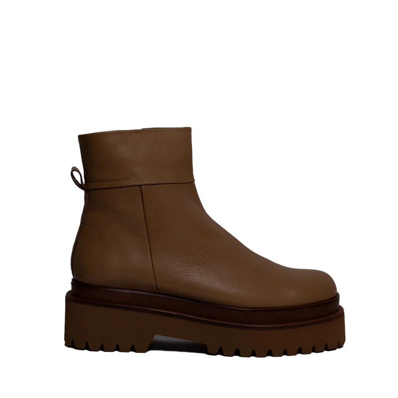 Spanish Women Havan Leather Half Boot #0358