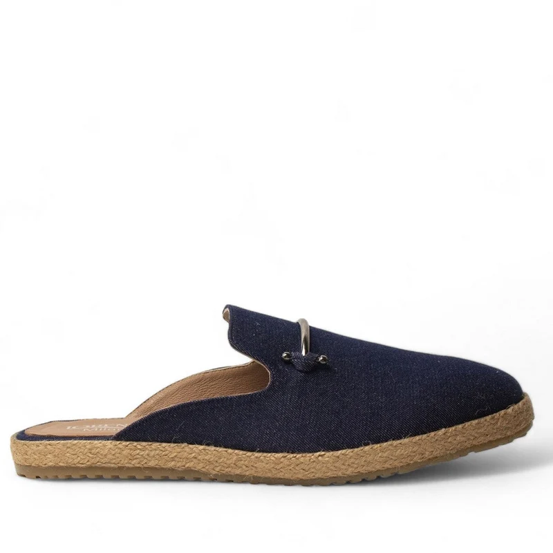 Men Dark Blue Jeans Shoes #4566