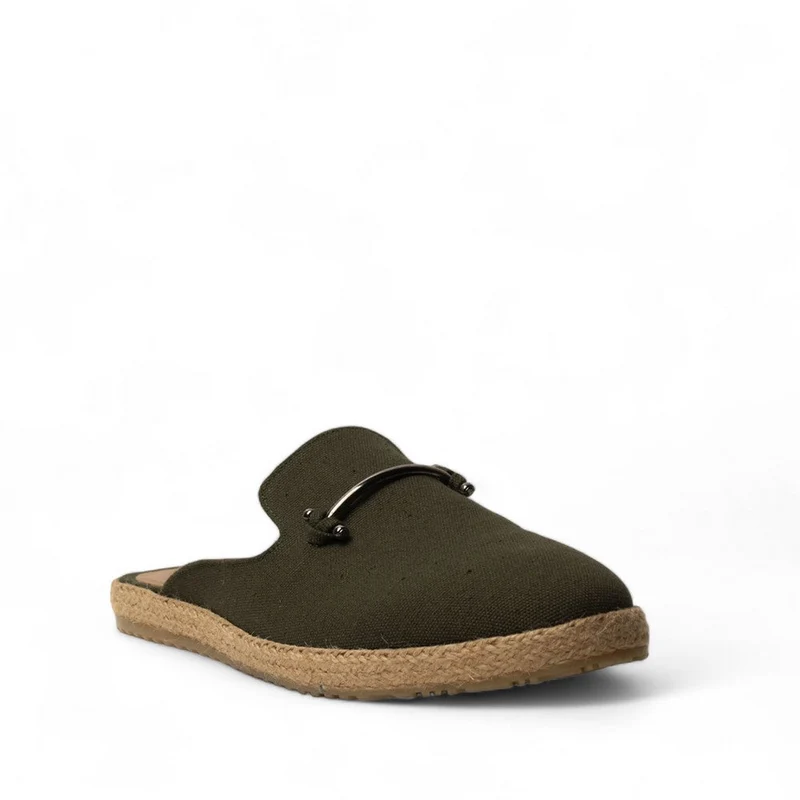 Men Kaki Cloth Shoes #4565