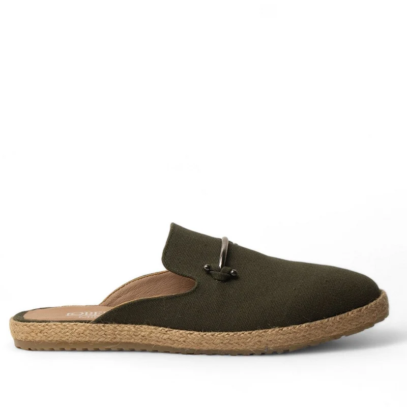 Men Kaki Cloth Shoes #4565