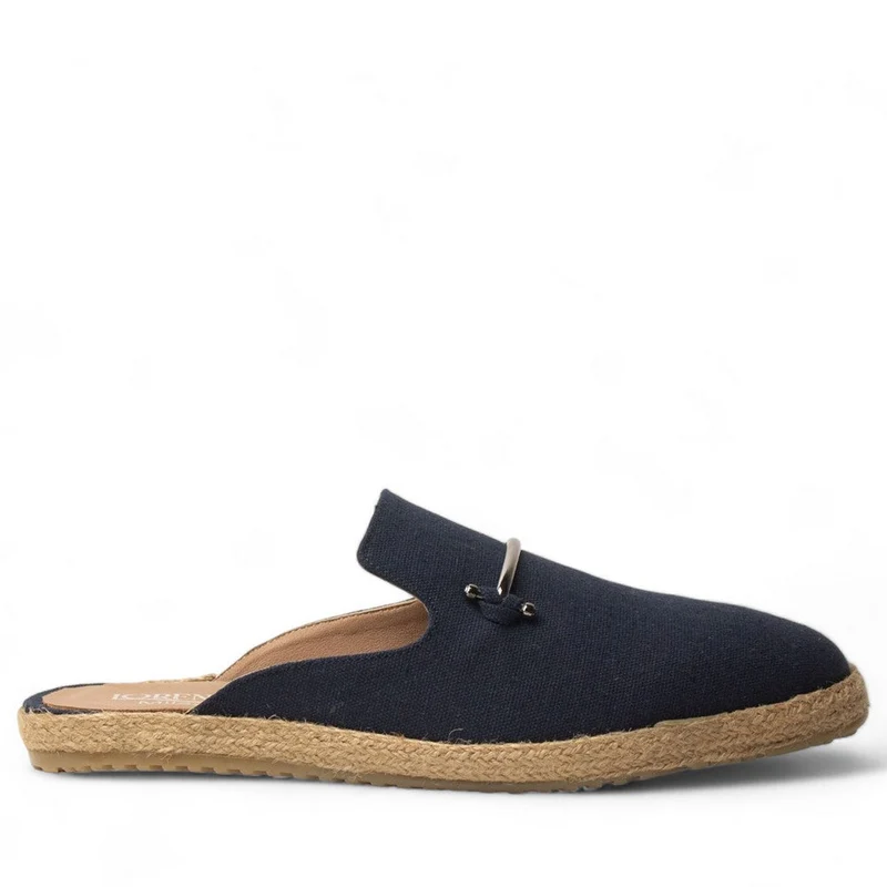 Men Dark Blue Cloth Shoes #4561