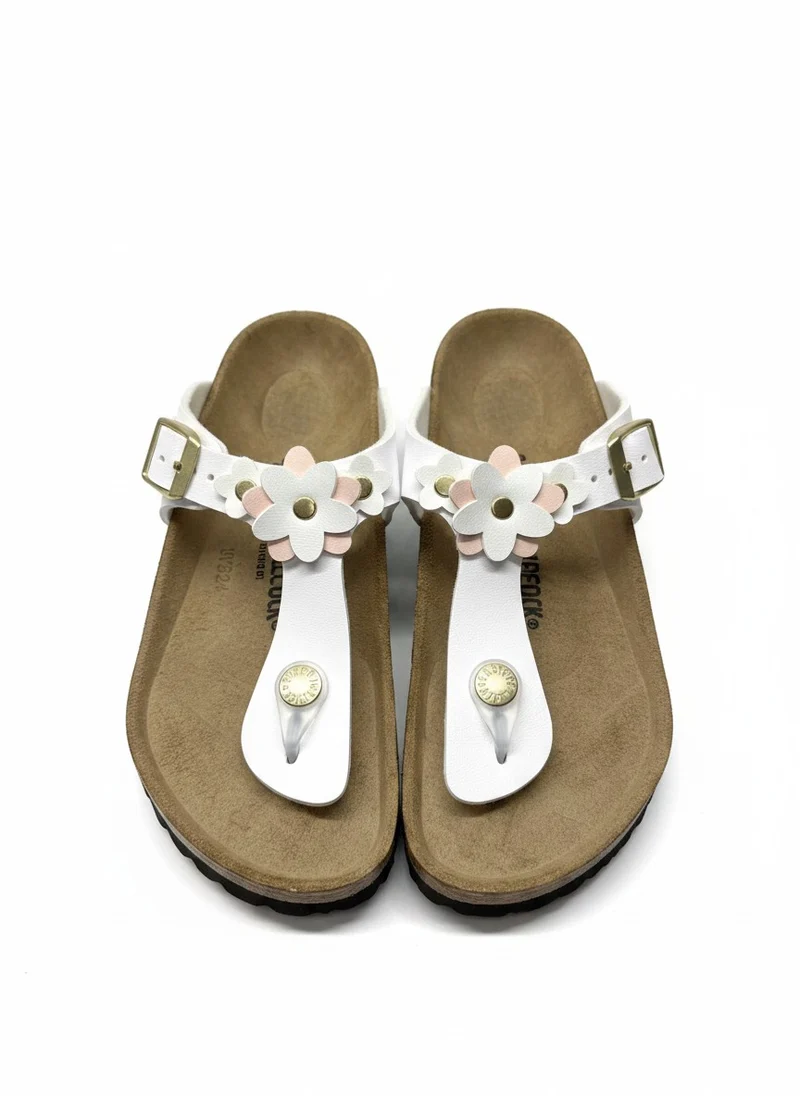 Gizeh Flowers Kids Birko-Flor Girls Narrow white