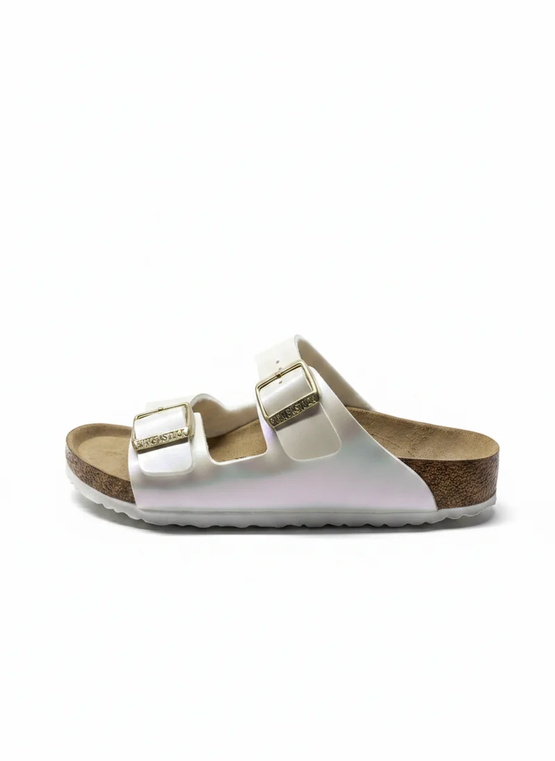 Arizona Kids Birko-Flor Girls Narrow electric metallic pearl