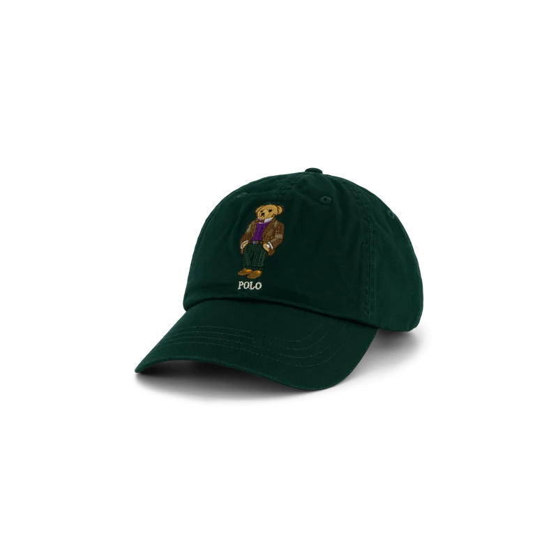 Polo Bear Twill Ball Cap Moss Agate