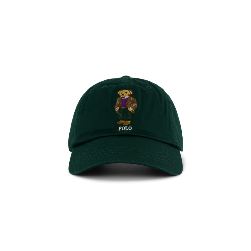 Polo Bear Twill Ball Cap Moss Agate