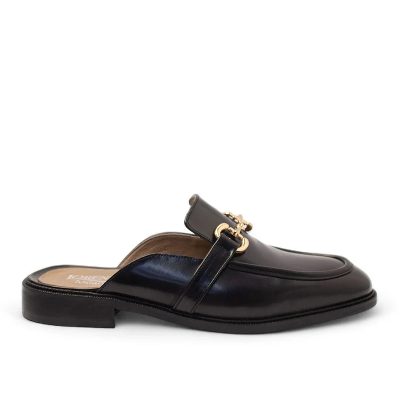 Men Black Vernis Leather Shoes #4480