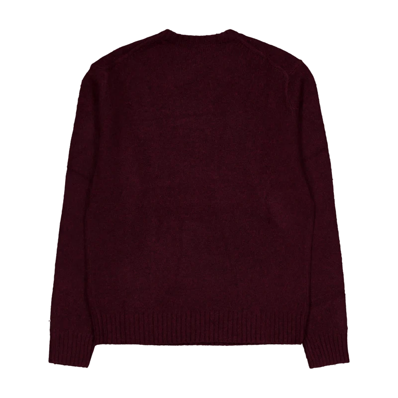 Polo Bear Wool-Cashmere Sweater Aged Wine Heather