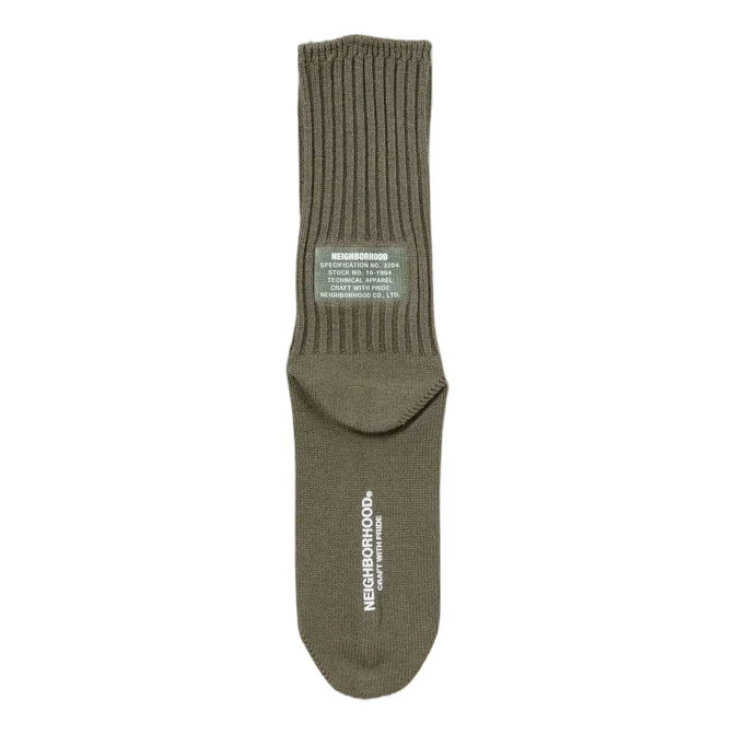 Rib Socks Olive Drab