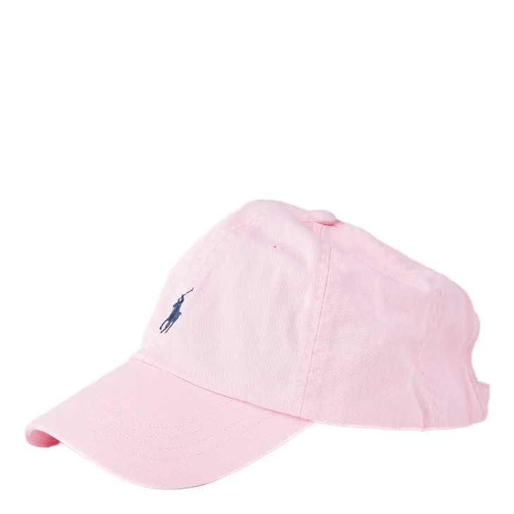 Cotton Chino Baseball Cap Carmel Pink / Jewel Blue